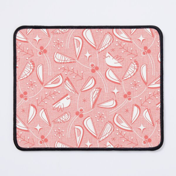 Item preview, MCM - Mistletoe and Birds - Retro Pink designed and sold by miavaldez.