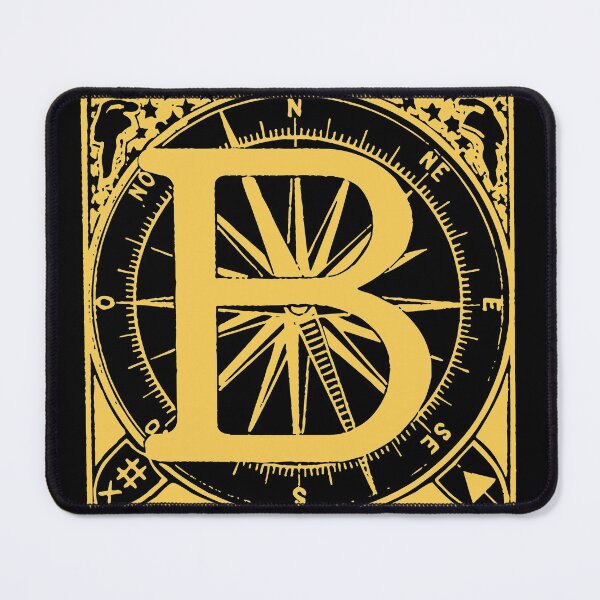 Item preview, Customized letter *B* name initials monogram! Personalized masonic ouiji compass font for artists and musicians! designed and sold by Popular-Gifts.