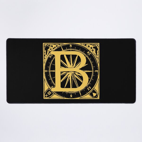 Item preview, Customized letter *B* name initials monogram! Personalized masonic ouiji compass font for artists and musicians! designed and sold by Popular-Gifts.