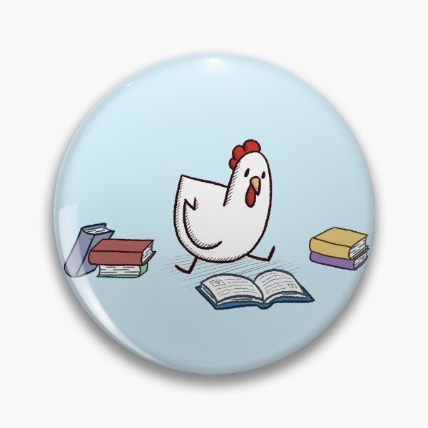 Item preview, Reading Chicken designed and sold by WishingEel.