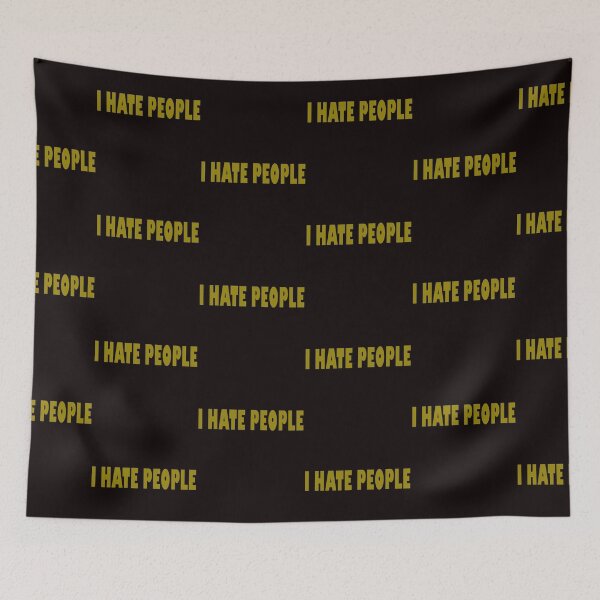 Item preview, I HATE PEOLPLE TSHIRT designed and sold by GOLDFAMILYSHOP.