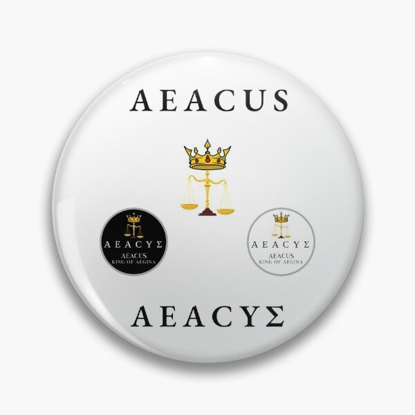Item preview, Aeacus King of Aegina Sticker Pack Greek Demigod Mythology designed and sold by OnyxMoonDesigns.