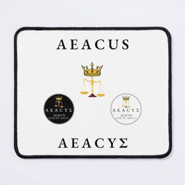 Item preview, Aeacus King of Aegina Sticker Pack Greek Demigod Mythology designed and sold by OnyxMoonDesigns.