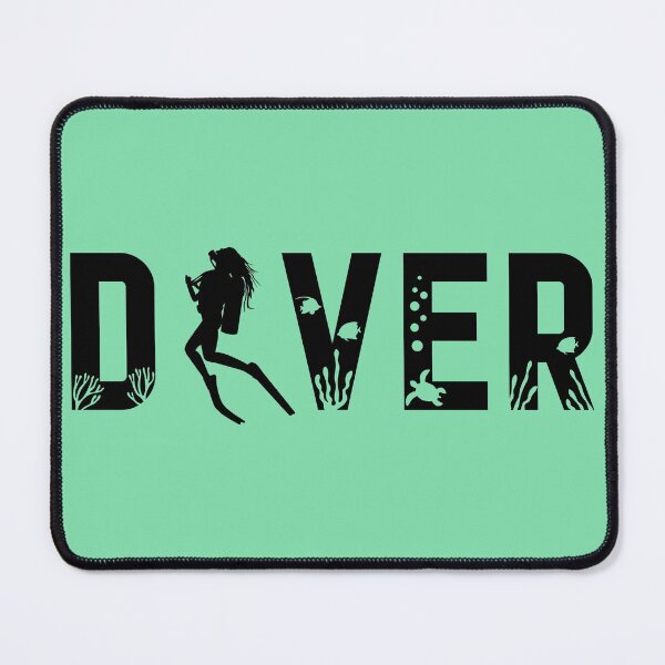 Item preview, Scuba Diver Girl | Diving | Open Water Diver | Female Deep Diver | Woman Free Diver | Ocean Diving designed and sold by ArtbyPau.