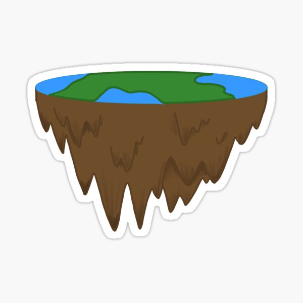 Item preview, Flat Earth Island designed and sold by i-like-space.