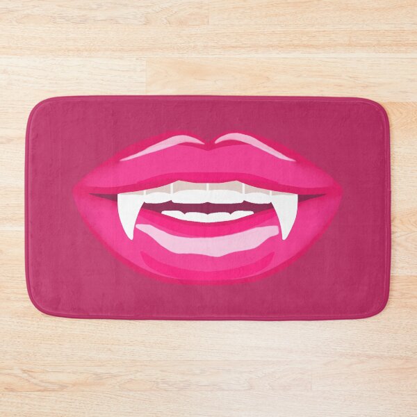 Item preview, Toothy Vampire Fang Smile Pink Blue Green Lips designed and sold by ViewerEqualsPhoton.