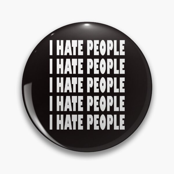 Item preview, I HATE PEOLPLE TSHIRT designed and sold by GOLDFAMILYSHOP.