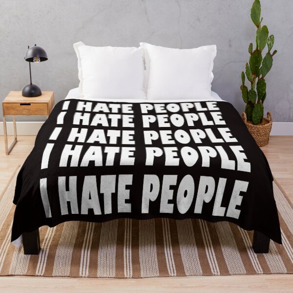 Item preview, I HATE PEOLPLE TSHIRT designed and sold by GOLDFAMILYSHOP.