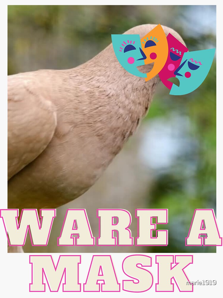 Thumbnail 3 von 3, Sticker, SANTA TRAGEN EINE MASKE/SCHLÄFTE CATJOKES" designt und verkauft von marie1919.