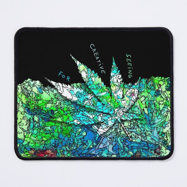 Item preview, Weed Leaf Unobvious Green Blue designed and sold by T-H-C.
