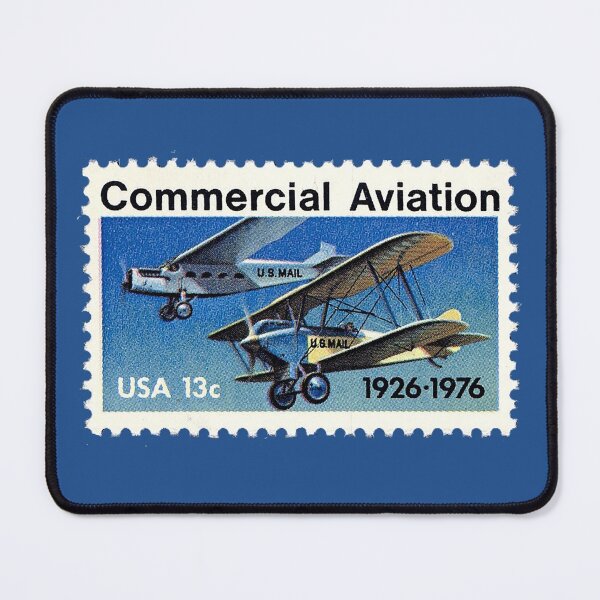 Item preview, Commercial Aviation Postage Stamp, US Postage 13 cents , 50th Anniversary of Commercial Aviation Stamp, Biplanes designed and sold by Nostrathomas66.