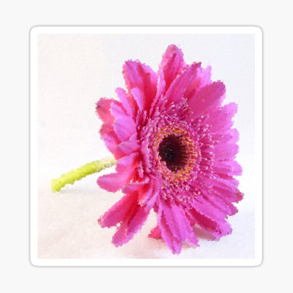Giant Pink Flower Sticker