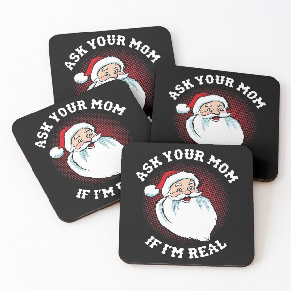 Item preview, Ask Your Mom If I'm Real, Santa Claus, Christmas 2022 designed and sold by retrippy.