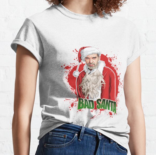 bad santa kid shirt