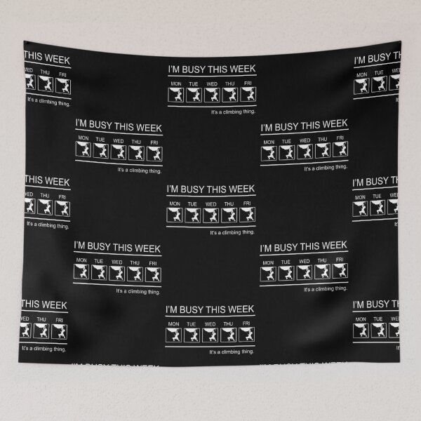 Item preview, Escalando, estoy ocupado esta semana designed and sold by PegeenWarm.