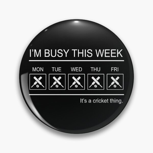 Item preview, Cricket- I'm busy this week designed and sold by PegeenWarm.