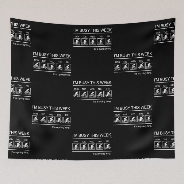 Item preview, Cycling- I'm busy this week designed and sold by PegeenWarm.