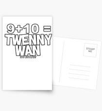Whats 9 plus 10? Postcards