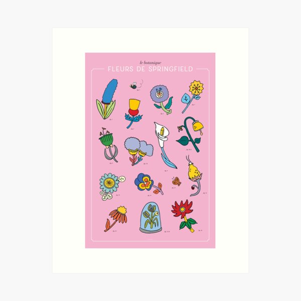 Fleurs de Springfield Impression artistique