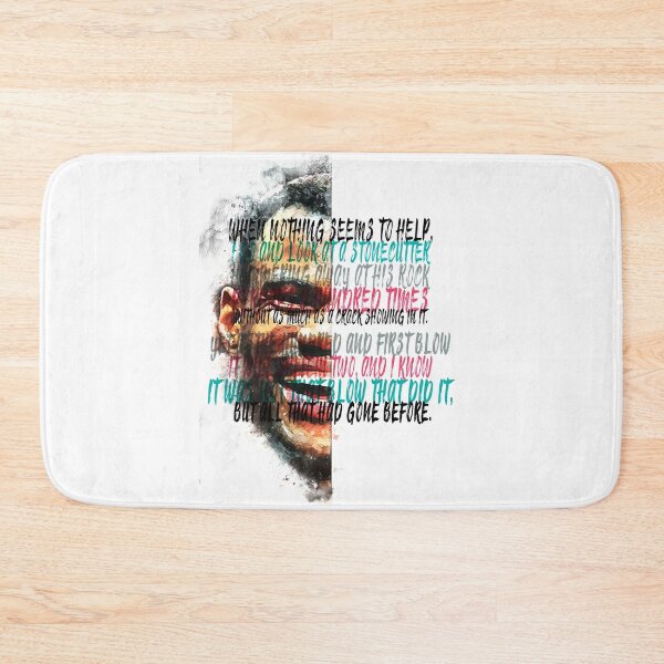 Item preview, David Robinson Inspiration Saying Motivational Quote Watercolor sketching Positive quote: Stonecutter hammering away at his rock...it was not that blow that did it, but all that had gone before designed and sold by scribblelife.