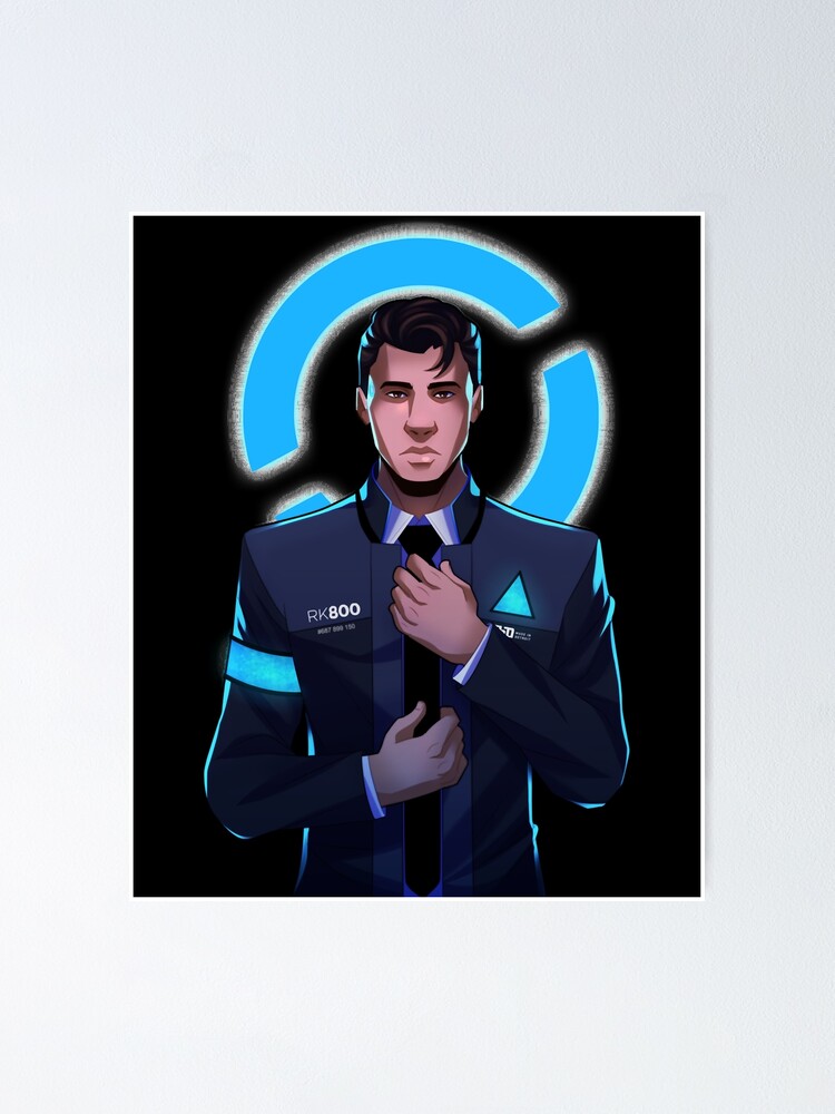 Connor Detroit become human  Poster for Sale by Limaqq