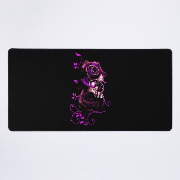 Item preview,  Fire  Skull with Black and Red Roses designed and sold by Gothic Fantasy.
