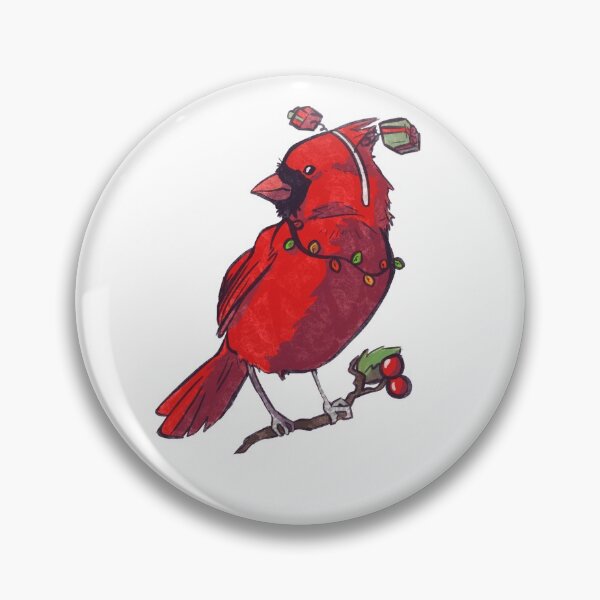 Item preview, Holly Jolly Red Bird designed and sold by ldartzy.