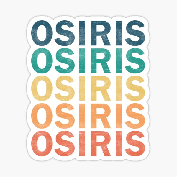 Vista previa del artículo con la obra «Camiseta con nombre de Osiris - Camiseta con artículo de regalo con nombre de Osiris Vintage Retro de Osiris», diseñado y vendido por mackpatsy.