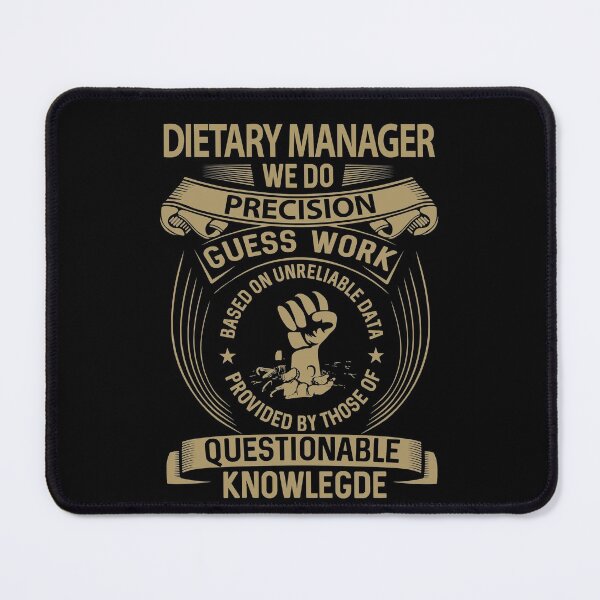 Item preview, Dietary Manager T Shirt - We Do Precision Job Gift Item Tee designed and sold by smueller39.