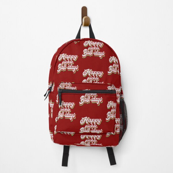 Item preview, Pickleball Christmas Red and Green Retro designed and sold by RiffXS.
