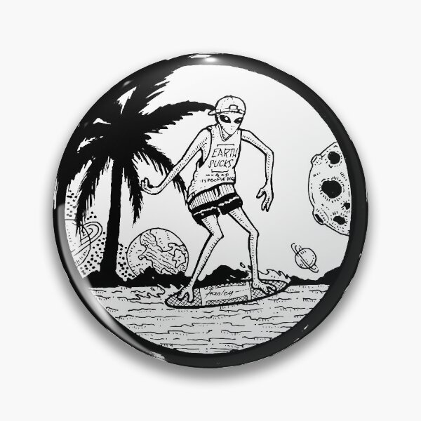Item preview, Skimboarding Alien designed and sold by Hanley Watimar.