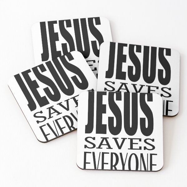 Item preview, Jesus Saves Everyone Simple Minimalist Typography  designed and sold by adriana-holmes.