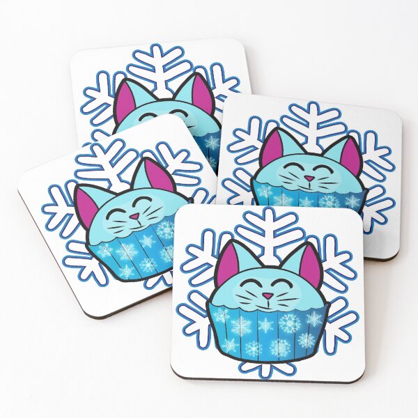 Item preview, Frost Catcake - Snowflake and shimmering frosting! designed and sold by Ryphna.