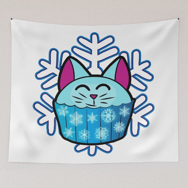 Item preview, Frost Catcake - Snowflake and shimmering frosting! designed and sold by Ryphna.