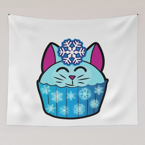 Item preview, Winter frost Catcake - Snowflake and shimmering frosting! designed and sold by Ryphna.