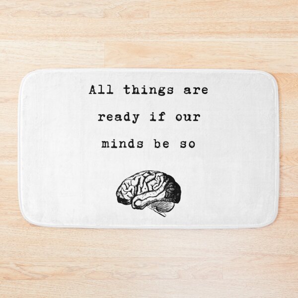 Item preview, All things are ready if our minds be so Shakespeare Quote Henry IV designed and sold by violet-hope.