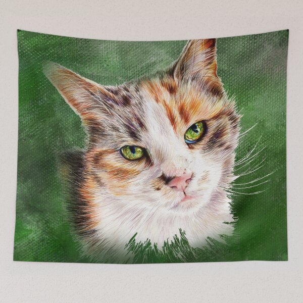 Item preview, Bella the Cat Green designed and sold by Ro Windust.