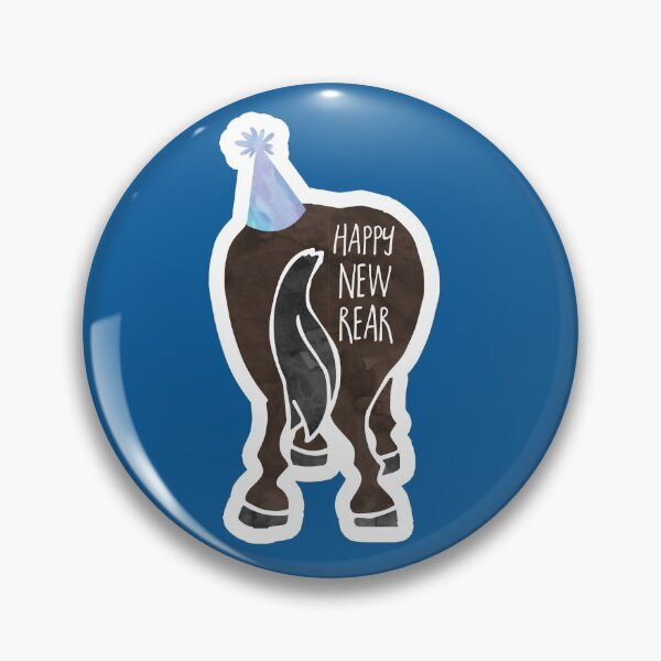 Item preview, Happy New Rear - New Year's funny, joke, pun, gift designed and sold by hitechmom.