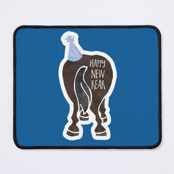 Item preview, Happy New Rear - New Year's funny, joke, pun, gift designed and sold by hitechmom.