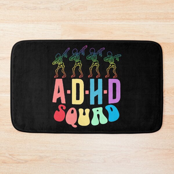 Item preview, ADHD Squad Skeleton Dab Team Funny Colorful designed and sold by Dolphin Graphic.
