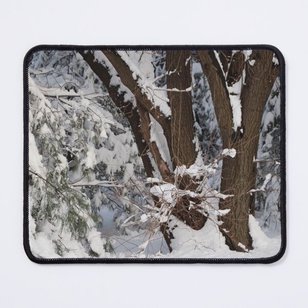 Item preview, Winter Snow Covered Trees in Forest designed and sold by JariHawk.