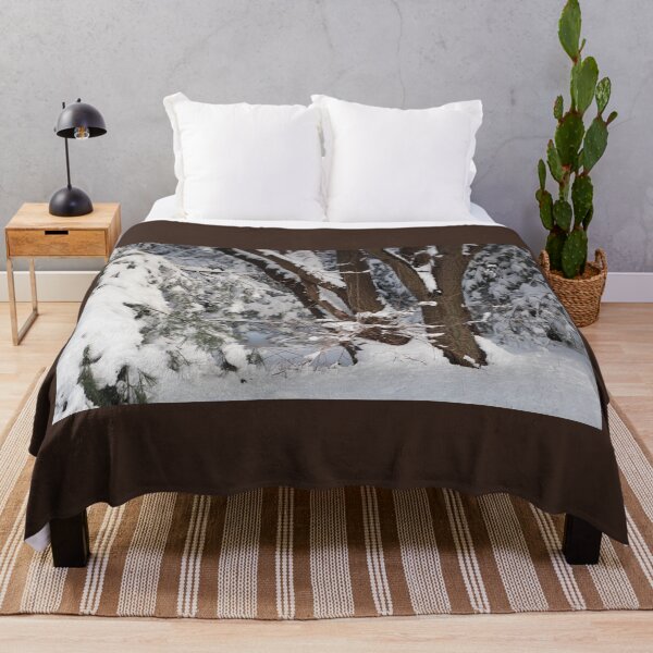 Item preview, Winter Snow Covered Trees in Forest designed and sold by JariHawk.