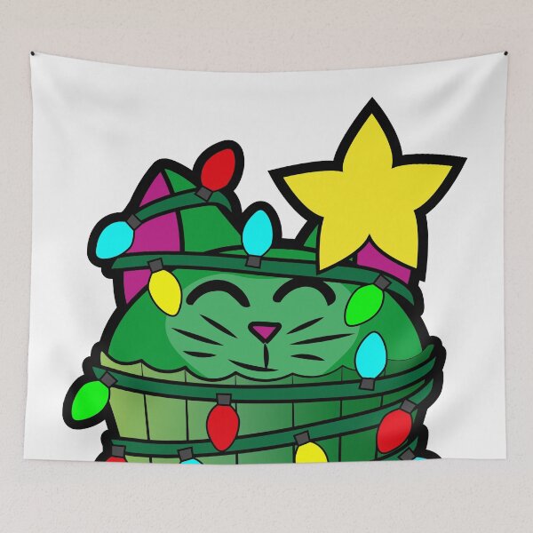 Item preview, Catcake Christmas Tree! Ho Ho Ho! designed and sold by Ryphna.