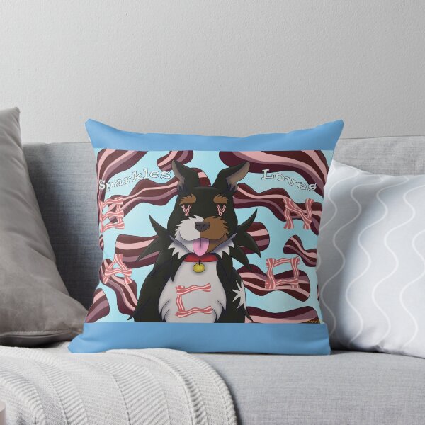 Item preview, Sparkles Loves Bacon Poster designed and sold by JennyStoryArt.