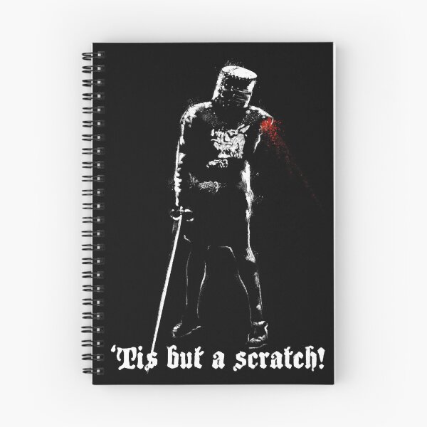 Item preview, Tis But a Scratch - Holy Grail - The Black Knight designed and sold by Social-T.