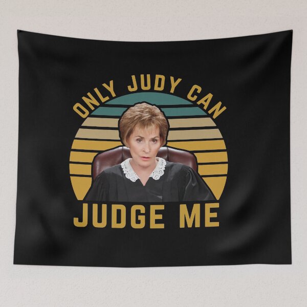 Item preview, Only Judy can judge me funny meme designed and sold by POPCulturejb.
