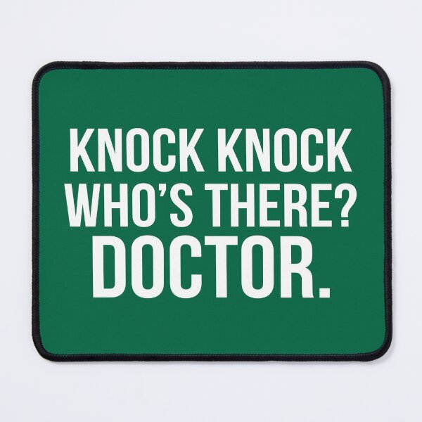 Item preview, Knock Knock Whos There Doctor Trending Graphic, Cool Summer, For Men Funny Gifts designed and sold by IANVALD.