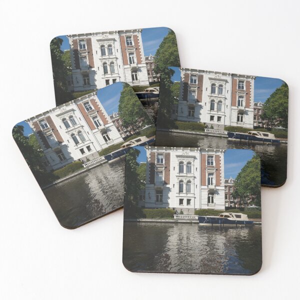 Item preview, Amsterdam Canal Mansions - Bright White Symmetry  designed and sold by Georgia Mizuleva.