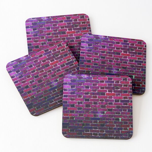 Item preview, Pink Purple Brick Wall designed and sold by 2sweetsDesign.