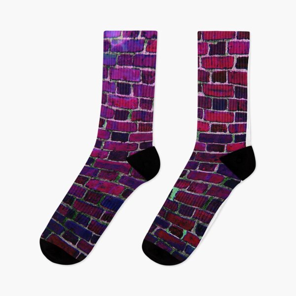 Item preview, Pink Purple Brick Wall designed and sold by 2sweetsDesign.